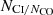 $ N_{{\mathrm{C}\textsc{i}}/N_{\mathrm{CO}}} $