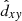 $ \hat{d}_{x\mathit{y}} $