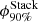 $ \phi^{\mathrm{Stack}}_{90\%} $