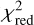 $\chi _{{\rm{red}}}^2$