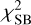$\chi _{{\rm{SB}}}^2$