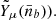 $ \tilde{Y}_\mu(\bar{n}_b)). $