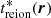 $ t^*_{{\rm reion}}(\boldsymbol{r}) $