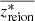 $ \overline{z_{\mathrm{reion}}^*} $