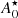 $ A^{\star}_0 $
