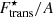 $ {F}_{\rm trans}^\star/A $