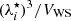 $ (\lambda_i^\star)^3/V_{\rm WS} $