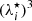 $ (\lambda_i^\star)^3 $