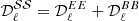 $ \mathcal{D}_\ell^{\mathcal{S}\mathcal{S}}= {\mathcal{D}_\ell^{EE}} + {\mathcal{D}_\ell^{BB}} $