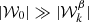 $ |\mathcal{W}_0|\gg |\mathcal{W}^\beta_k| $