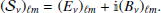 $$ \begin{aligned} (\mathcal{S} _\nu )_{\ell m} = (E_{\nu })_{\ell m} + \mathbb{i} (B_{\nu })_{\ell m}. \end{aligned} $$