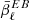 $ \bar{\beta}_\ell^{EB} $