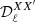 $ \mathcal{D}^{XX\prime}_{\ell} $