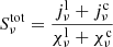 $$ \begin{aligned} S_\nu ^\mathrm{tot} = \frac{j_\nu ^\mathrm{l} + j_\nu ^\mathrm{c}}{\chi _\nu ^\mathrm{l} + \chi _\nu ^\mathrm{c}} \end{aligned} $$