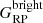 $ G_{\mathrm{RP}}^{\mathrm{bright}} $