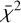 ${{\bar \chi }^2}$