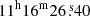 $ 11^{\mathrm{h}}16^{\mathrm{m}}26{{\overset{\text{ s}}{.}}}40 $