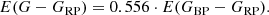 $$ \begin{aligned} E(G-G_{\rm RP}) = 0.556 \cdot E(G_{\rm BP}-G_{\rm RP}). \end{aligned} $$