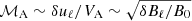 $ \mathcal{M}_{\mathrm{A}} \sim \delta u_{\ell}/V_{\mathrm{A}} \sim \sqrt{\delta B_{\ell}/B_{0}} $