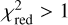 $\chi _{{\rm{red}}}^2 > 1$