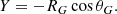 $$ \begin{aligned} Y = -R_G \cos \theta _G .\end{aligned} $$