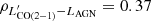 $ \rho_{L^\prime_{{\rm CO(2-1)}}-L_{\rm AGN}}=0.37 $