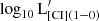 $ \rm{log}_{10}\,L^\prime_{{\rm [CI](1-0)}} $
