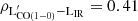 $ \rm \rho_{L^{\prime}_{CO(1-0)}-L_{\mathrm{IR}}}=0.41 $