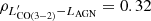 $ \rho_{L^\prime_{{\rm CO(3-2)}}-L_{\rm AGN}}=0.32 $