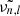 $ \tilde{\nu_{n,l}} $