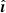 $ \hat{\boldsymbol{\imath}} $