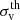 $ \sigma^{\mathrm{th}}_{\mathrm{v}} $