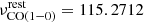 $ \nu^{\mathrm{rest}}_{\mathrm{CO(1-0)}}=115.2712 $