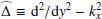 $ \widehat{\Delta} \equiv {\text{ d}}^2 / {\text{ d}}\mathit{y}^2 - k_x^2 $
