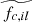 $ \widetilde{f_{c, il}} $