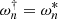 $ \omega_n^\dagger = \omega_n^\ast $