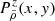 $ P^{z}_{\tilde{\rho}}(x,y) $