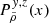 $ P^{y,z}_{\tilde{\rho}}(x) $