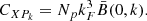 $$ \begin{aligned} C_{XP_k} = N_p k_F^3 \bar{B}(0,k). \end{aligned} $$