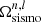 $ \Omega_{\mathrm{sismo}}^{n,l} $
