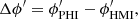 $$ \begin{aligned} \Delta \phi ^\prime = \phi ^\prime _{\rm PHI} - \phi ^\prime _{\rm HMI}, \end{aligned} $$