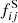 $ f_{ij}^{\mathrm{S}} $