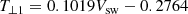 $$ \begin{aligned} T_{\perp 1} = 0.1019 V_{\rm sw}-0.2764 \end{aligned} $$
