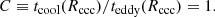 $$ \begin{aligned} C\equiv t_{\rm cool}(R_{\rm ccc})/t_{\rm eddy}(R_{\rm ccc}) = 1. \end{aligned} $$