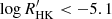 $ \log R^\prime_{\rm HK} < -5.1 $