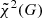 $ \tilde\chi^2(G) $
