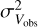 ${\sigma _{{V_{{\rm{obs}}}}}}$