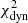 $ \chi^2_{\rm dyn} $