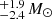 $ \substack{+1.9 \\ -2.4}\,M_{\odot} $