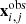 $ \mathbf{x}_{i,j}^{\mathrm{obs}} $